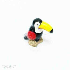 New arrival colored ceramic toucan ceramic crafts