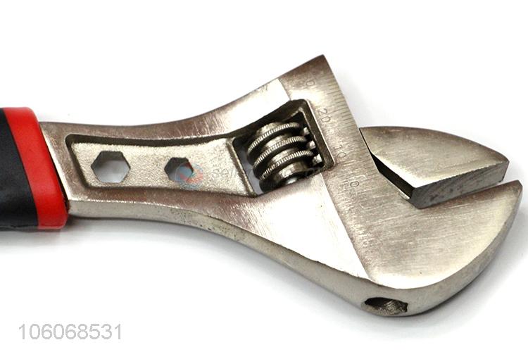 Wholesale custom adjustable wrench spanner with soft grip