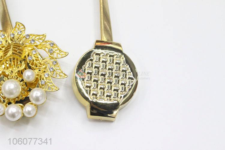 New style delicate alloy megnetic curtain tiebacks buckle