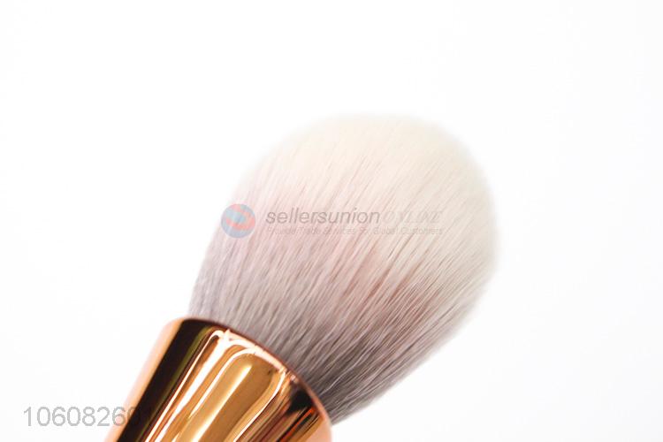 New arrival nylon hair golden plastic handle makeup brush