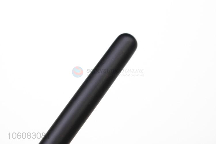 High quality black wooden handle makeup eyebrow comb brush