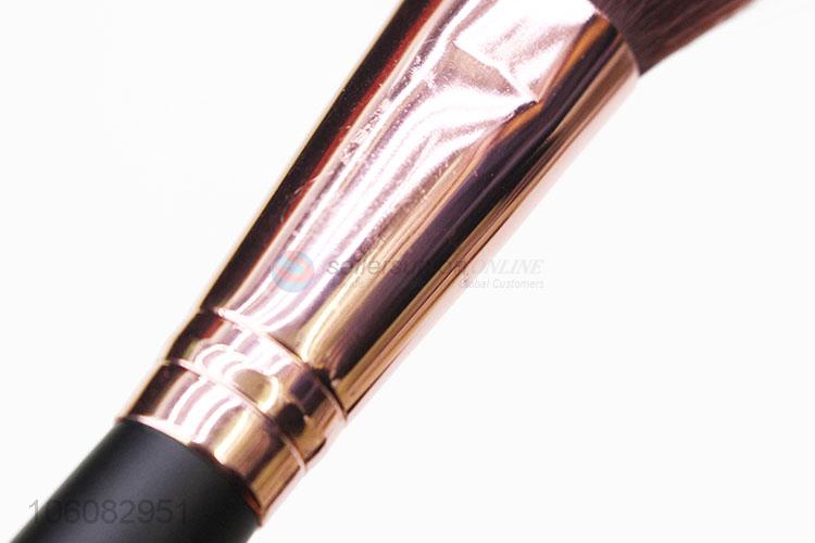 Good quality black wood handle girls beauty care face foundation cosmetics  brush