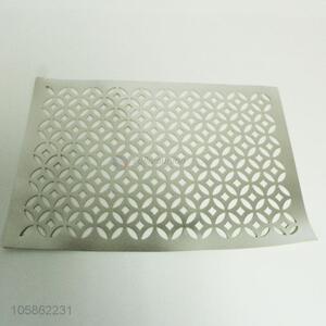 Fashion home decor silver pvc dinning table kitchen pvc placemats