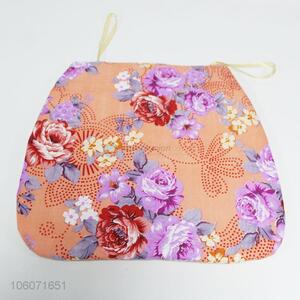 Good quality soft flower pattern seat cushion