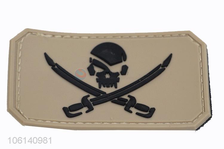 Skull Pattern 3D Pvc Patch For Clothing