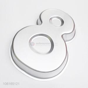 Wholesasle Number Shape 8 Aluminium Cake Pan Metal Baking Mold