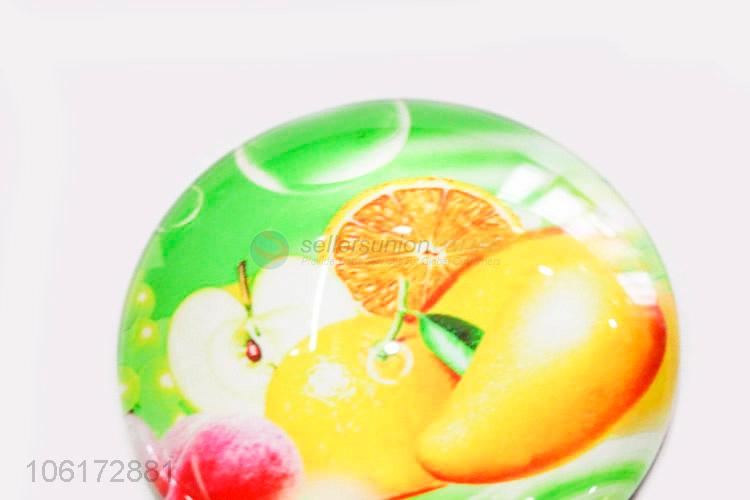 Factory price fruit design dome glass fridge magnet