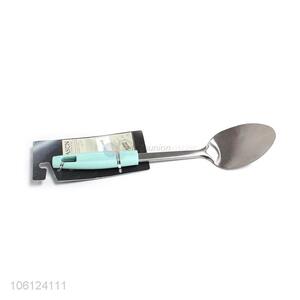 Wholesale stainless steel dinner spoon with plastic handle