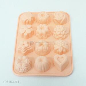 Best Selling 12 pcs Different Shapes Silicone Cake Mould