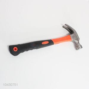 Good quality plastic handle carbon steel claw hammer