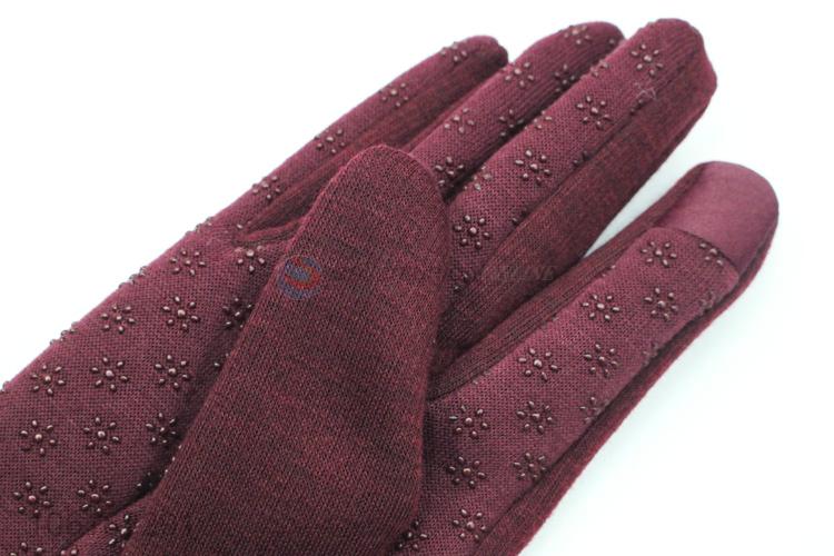 Fashion Design Leisure Holiday Warm Gloves For Women