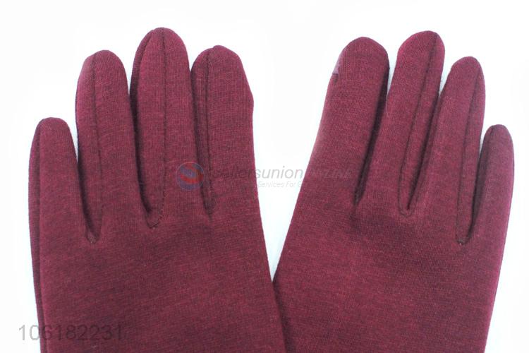 Cute Design Mirco Velvet Gloves Warm Gloves