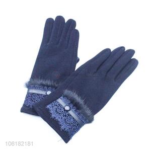 Delicate Design Ladies Warm Gloves Fashion Gloves