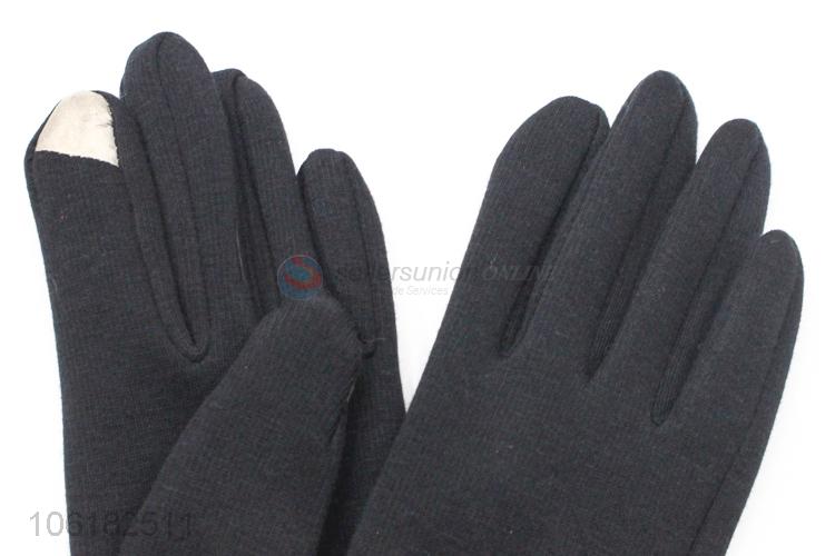 Custom Soft Wool Gloves Fashion Ladies Warm Gloves