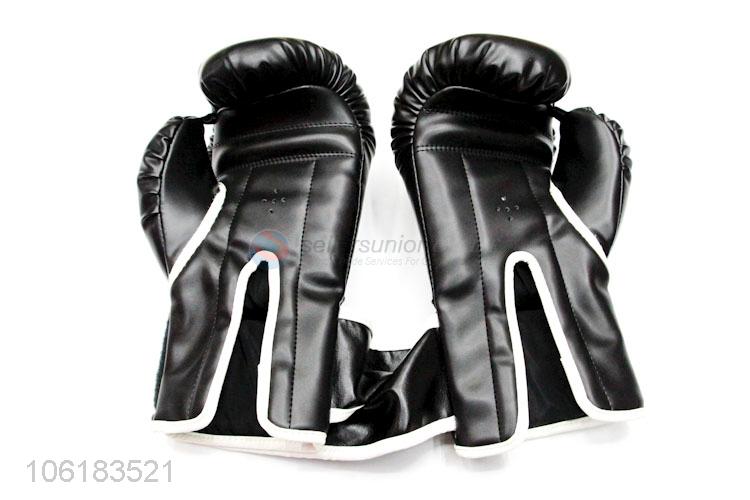 Good quality custom logo pu leather adults boxing gloves