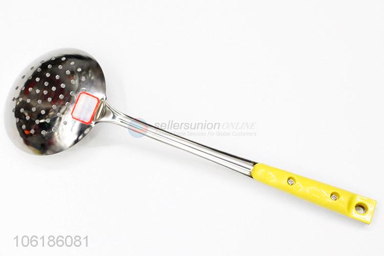 China maker cooking utensils stainless steel slotted ladle