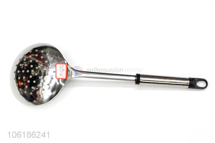 Wholesale price cooking utensils stainless steel slotted ladle