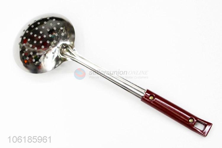 Superior factory cooking utensils stainless steel slotted ladle