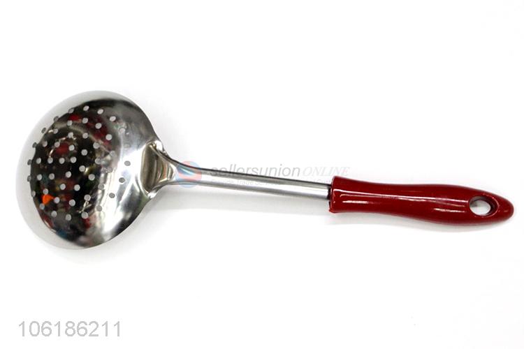 Yiwu factory cooking utensils stainless steel slotted ladle