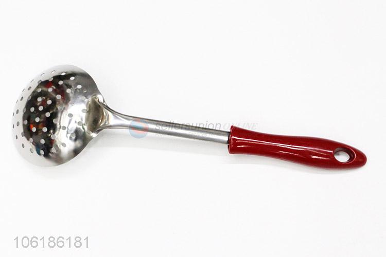 New design cooking utensils stainless steel slotted ladle