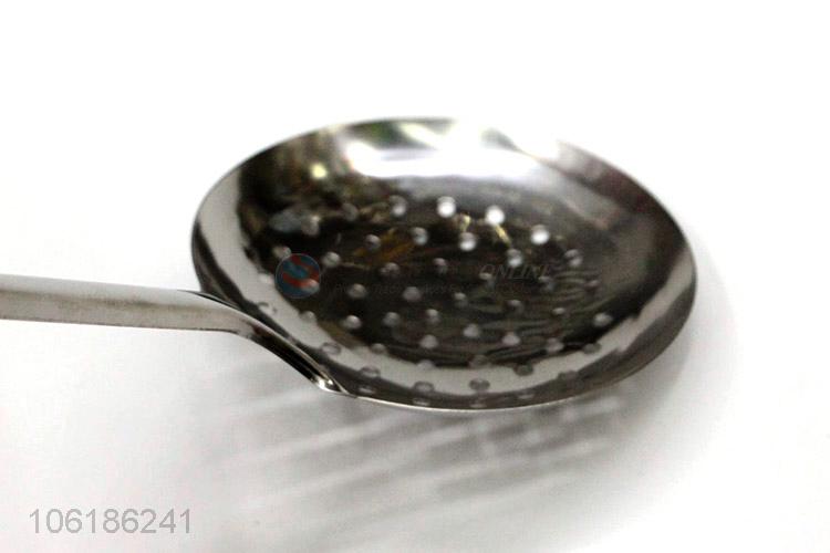 Wholesale price cooking utensils stainless steel slotted ladle