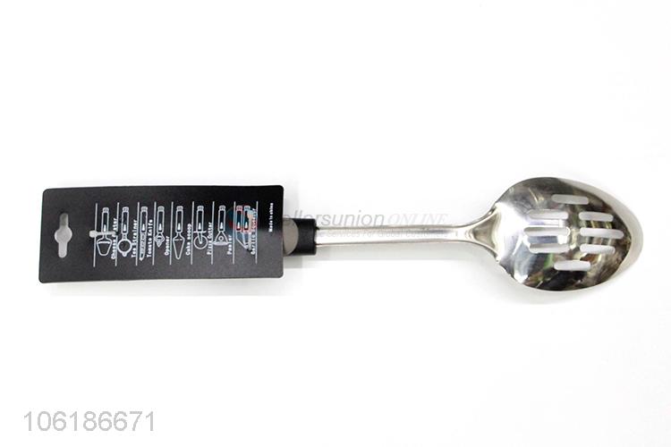 Good quality cooking utensils stainless steel slotted ladle