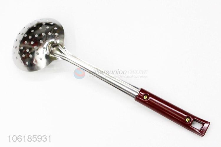 Best quality cooking utensils stainless steel magnetic slotted ladle