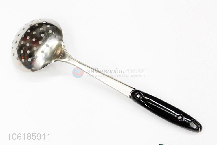 Top manufacturer cooking utensils stainless steel slotted ladle