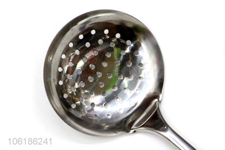 Wholesale price cooking utensils stainless steel slotted ladle