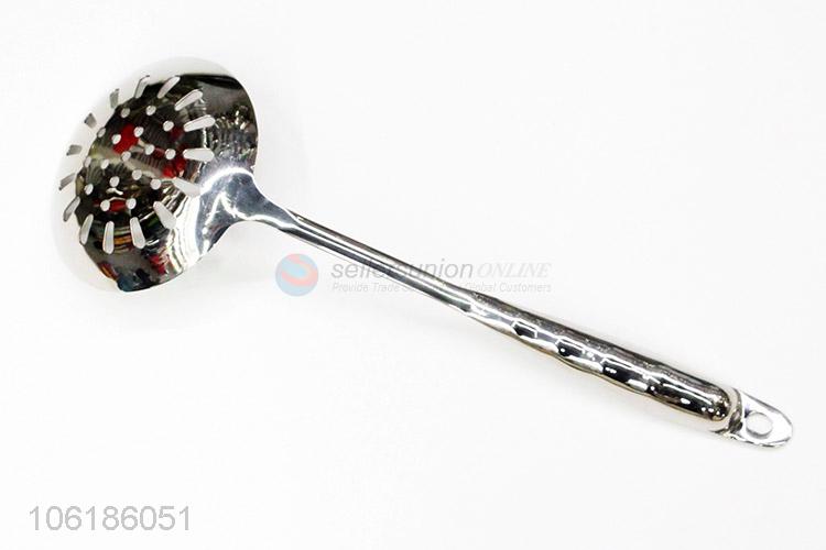 Latest style cooking utensils stainless steel slotted ladle