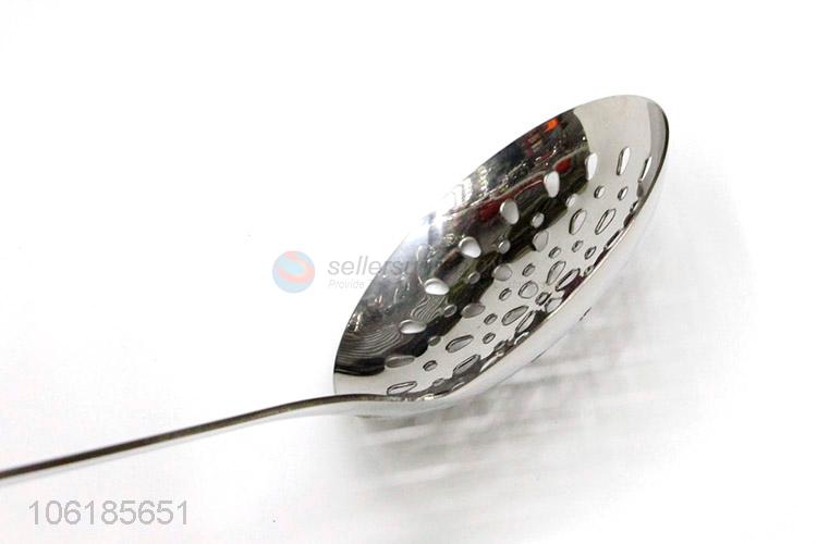 OEM factory cooking utensils stainless steel slotted ladle