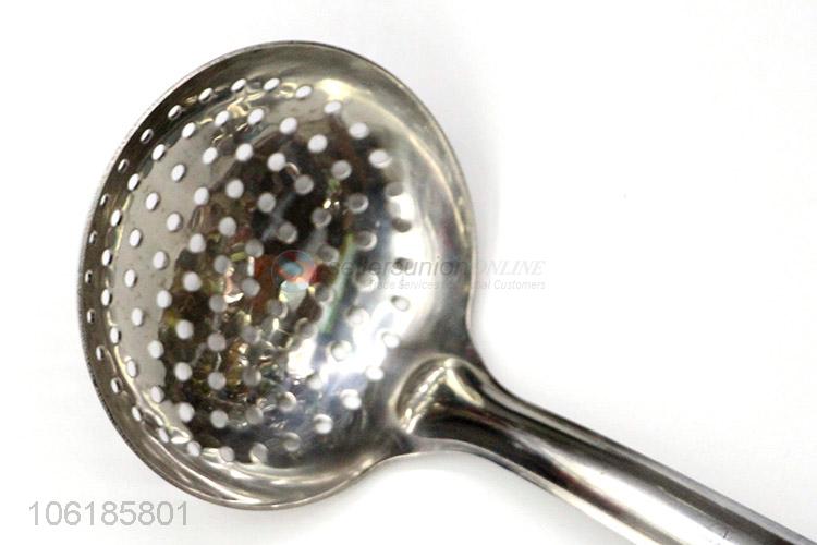 Wholesale custom cooking utensils stainless steel slotted ladle