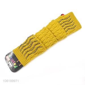 Excellent Quality Knit Warm Long Stretch Fingerless Gloves