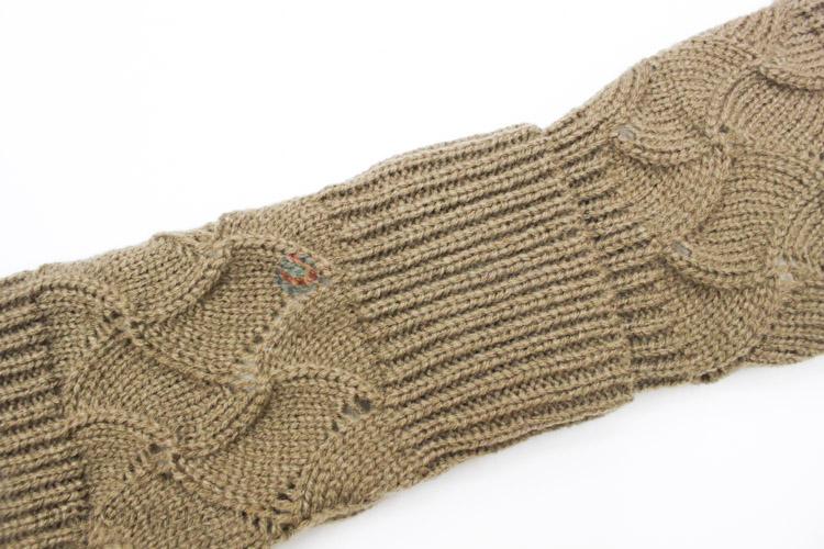 China Supply Fashion Lady Winter Wrist Arm Warmer Knitted Long Gloves