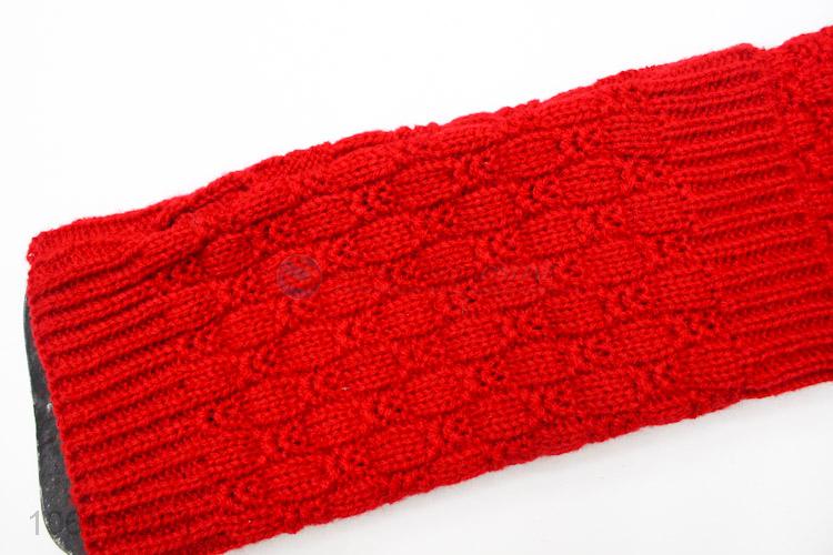 Hottest Professional Knitted Mittens Women Long Fingerless Gloves