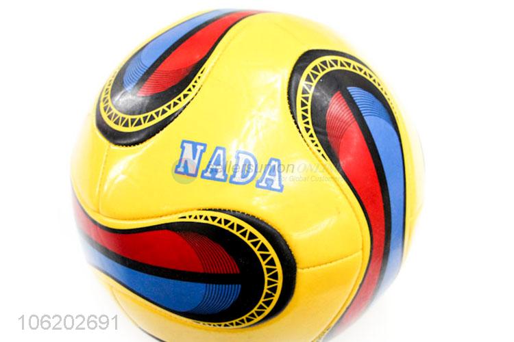 Fashion PU Soccer Ball Rubber Bladder Football