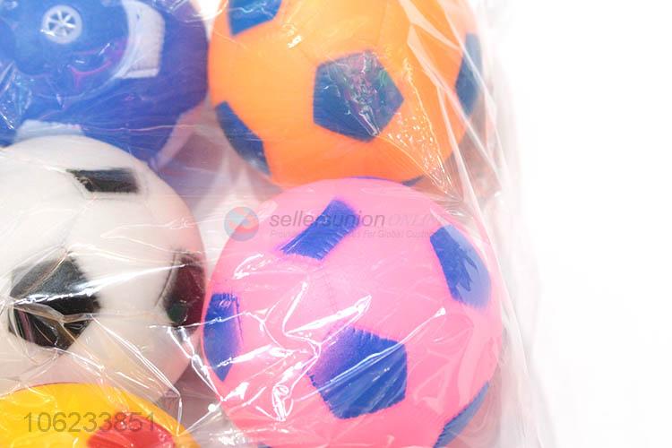 Hot Selling 6Pcs Silicone Football Toy For Children