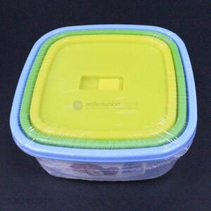 New arrival 3pcs plastic food storage box preservation box