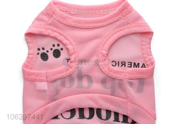 Fashion Design Colorful Cotton Waistcoat For Dog