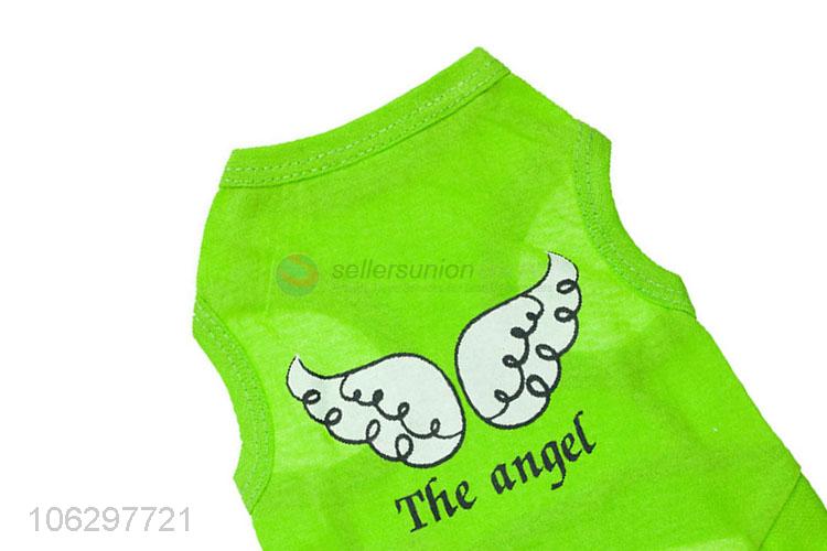 New Design Green Pet Clothes Fashion Dog Coat