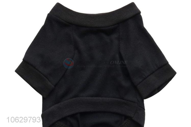 Wholesale Cotton Black Pet Clothes For Dog