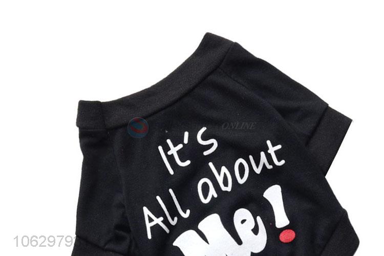 Wholesale Cotton Black Pet Clothes For Dog