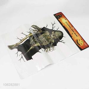 Low price Halloween decor horrible skeleton room sticker