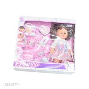 Wholesale cheap lovely baby girl doll set toys