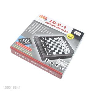 Newly designed 2-in-1 children magnetic board chess toy