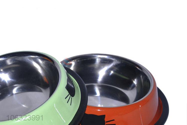 Wholesale Products Stainless Steel Round Shape Pet Bowl