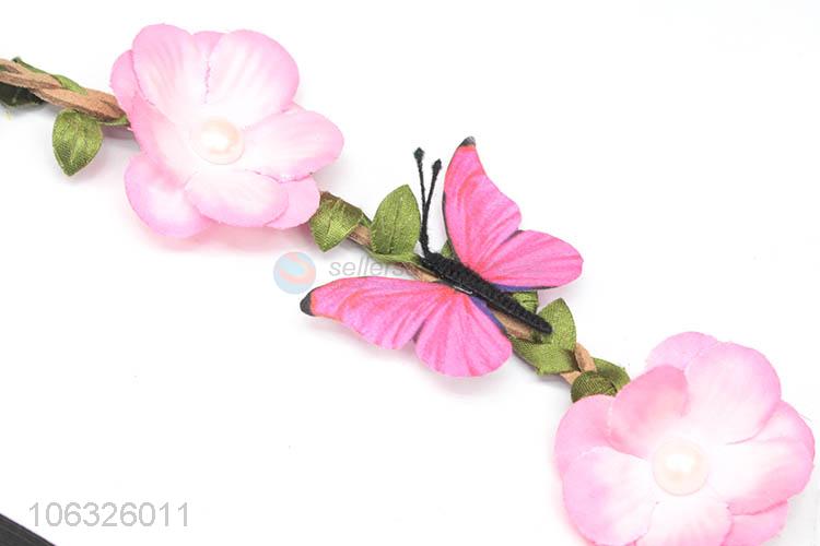 Factory Sell Hair Accessories Flower Headband For Girls