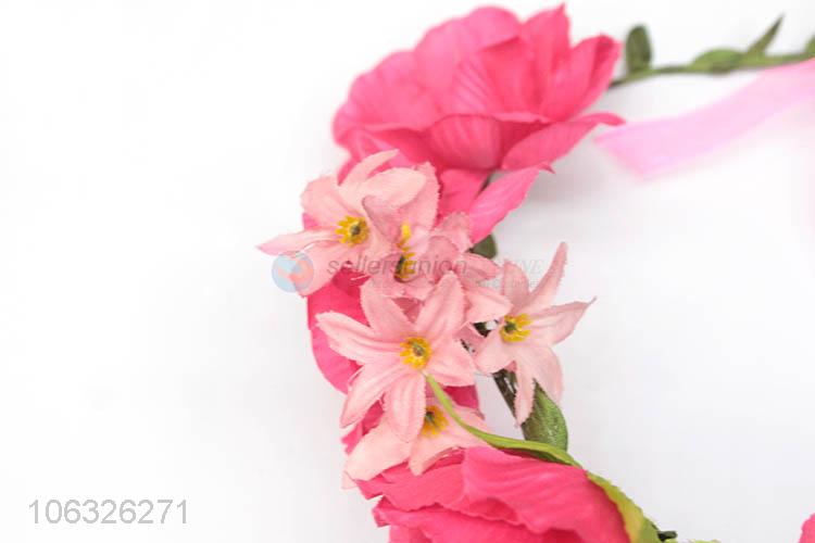 Factory Sell Hair Accessories Flower Headband For Girls