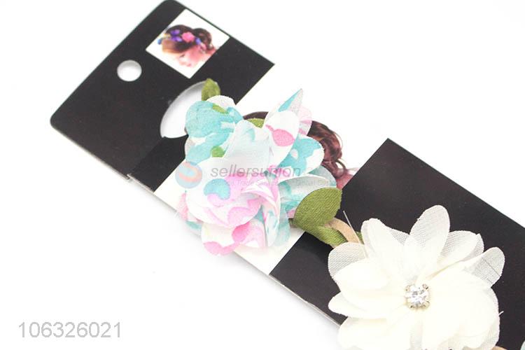 Colorful Flower Headband Hair Accessory For Girls