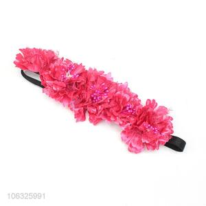 Hot Style Handmade Red Flower Crown Flower Headbands